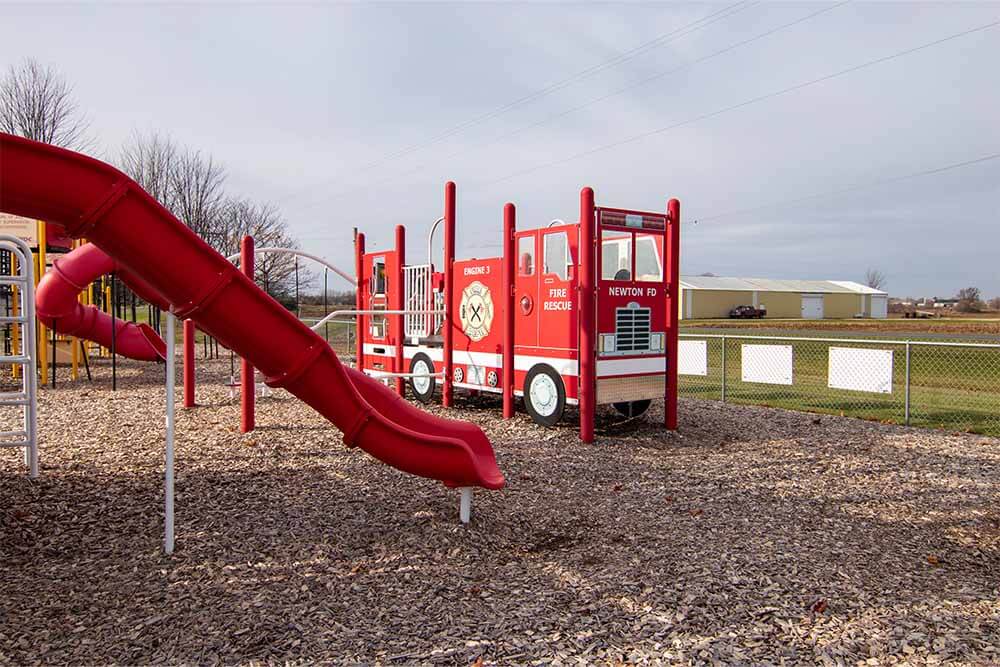 Fireman's Park playground Town of Newton Wisconsin Manitowoc County