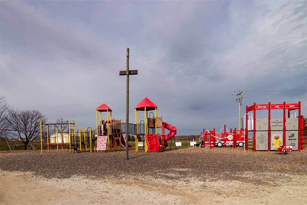 Fireman's Park playground Town of Newton Wisconsin Manitowoc County