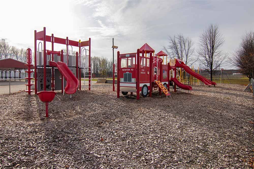 Fireman's Park playground Town of Newton Wisconsin Manitowoc County