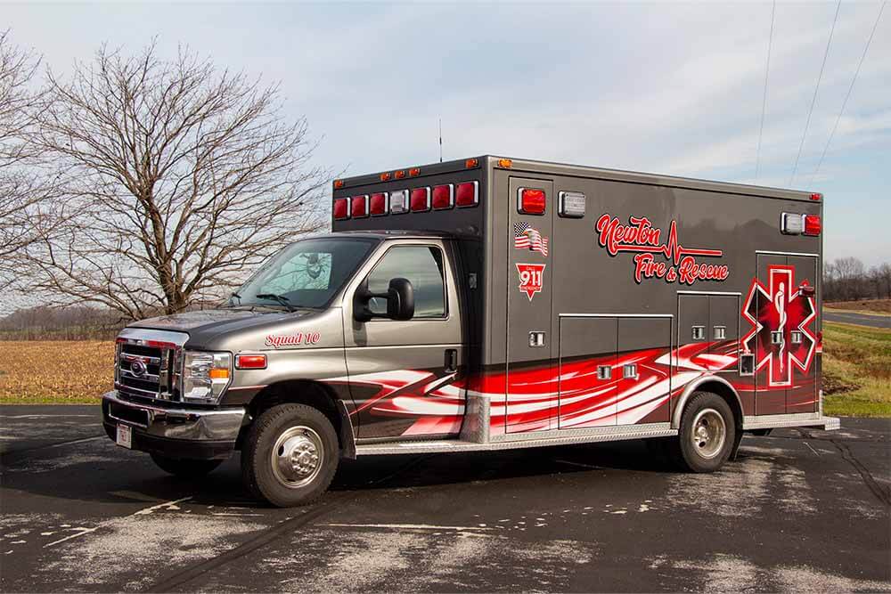 Town of Newton Wisconsin First Responders truck Manitowoc County